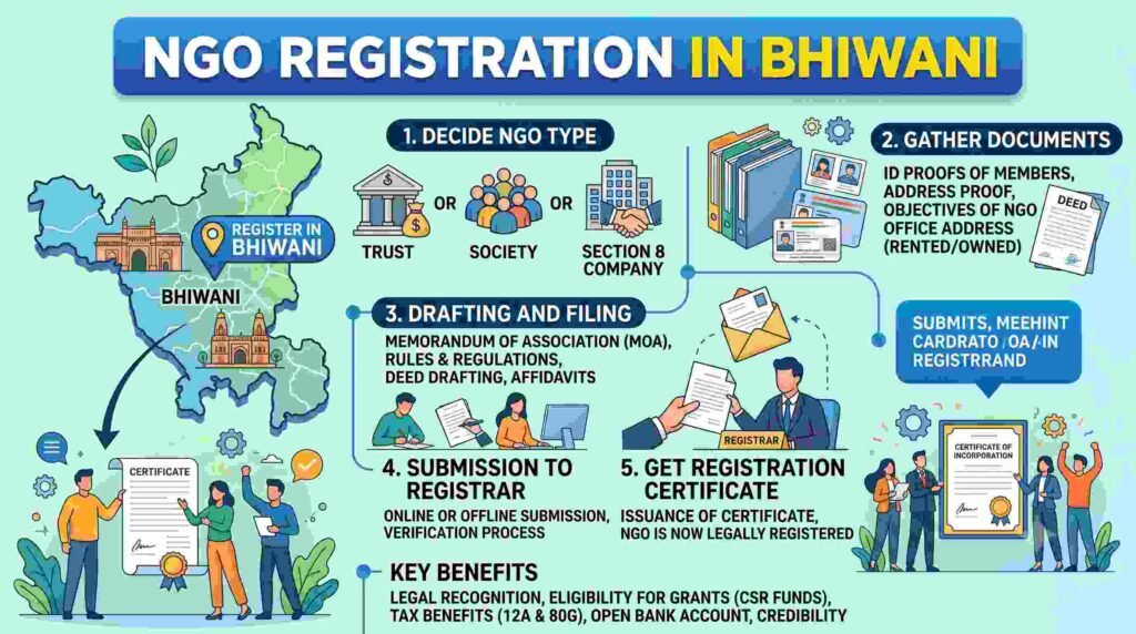NGO Registration in Bhiwani