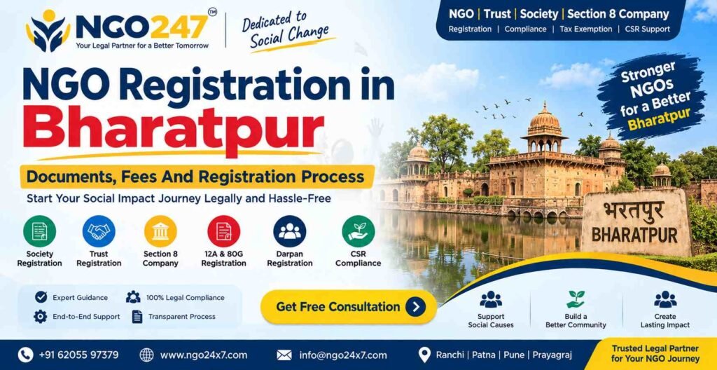 NGO Registration in Bharatpur