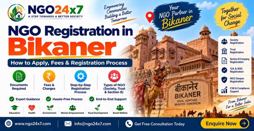 NGO Registration in Bikaner