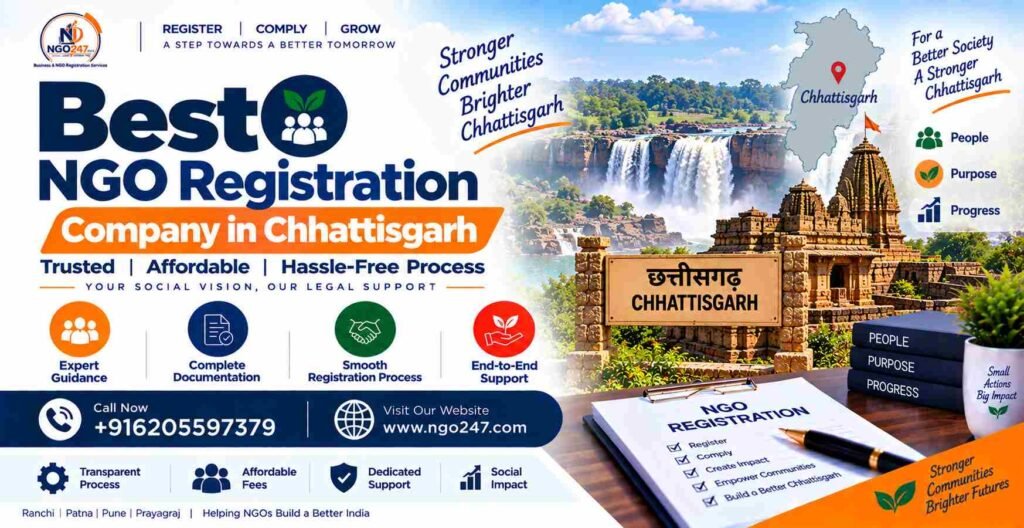 Best NGO Registration Company in Chhattisgarh