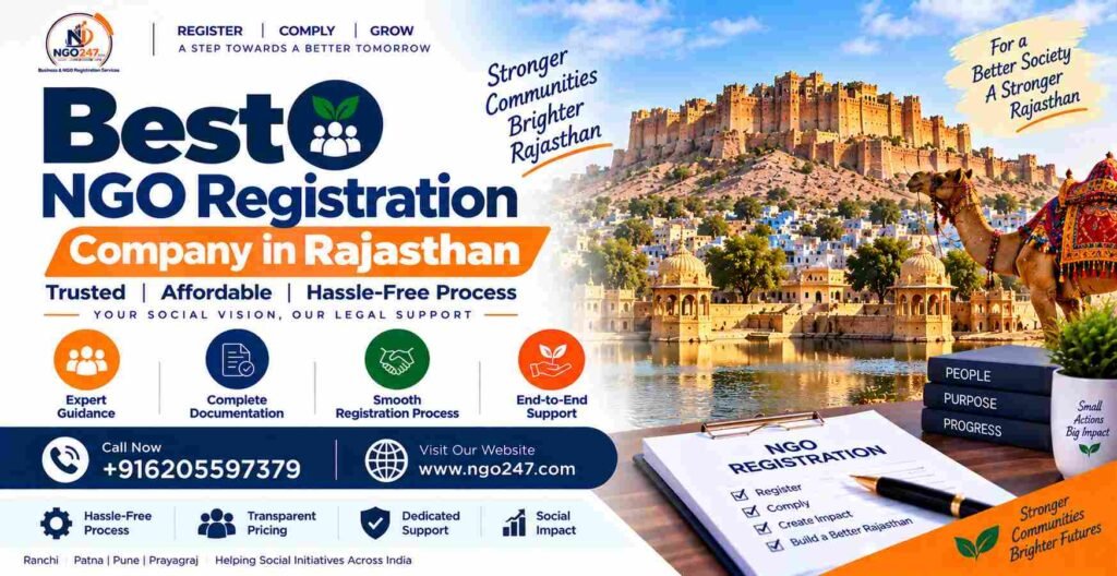 Best NGO Registration Company in Rajasthan