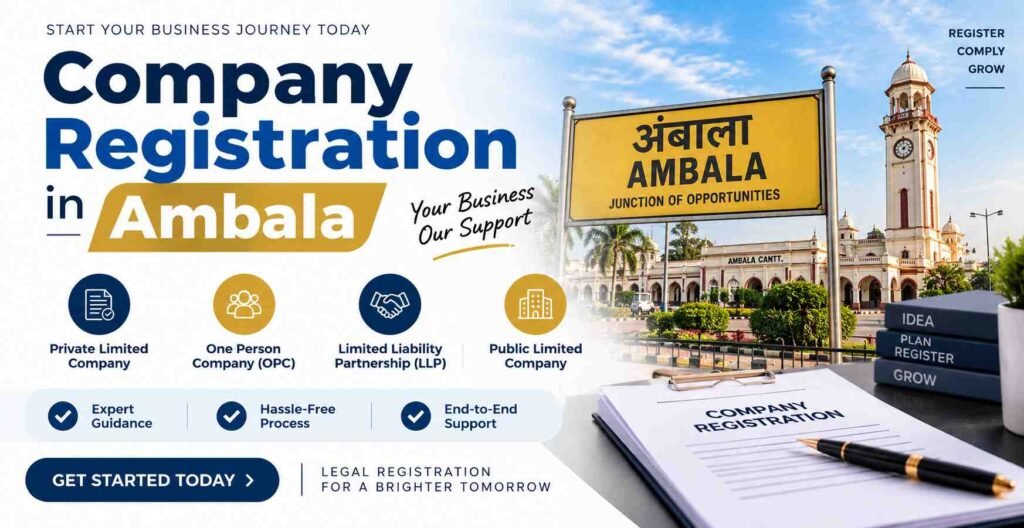 Company Registration in Ambala